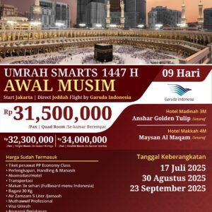 Umrah Awal Musim 30 Agustus 25